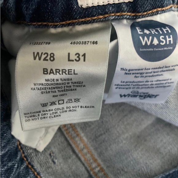 wranglers barrel high rise jean 28 - Picture 11 of 14